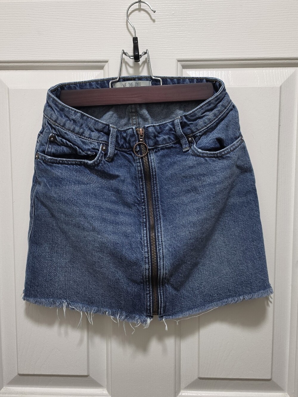 We The Free by Free People Zip It Up Mini Skirt
